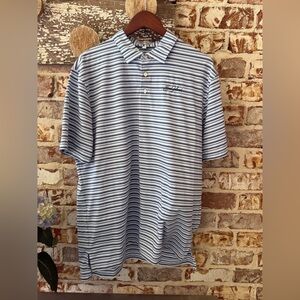 Peter Millar Summer Comfort Sea Island Golf Shirt. Large. Like new.